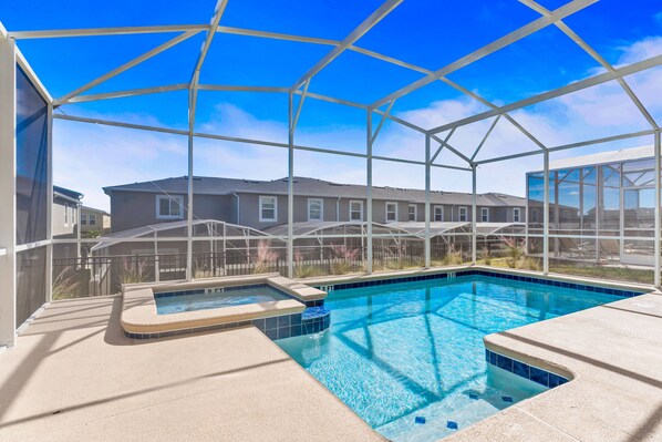 Outstanding Pool Area of the Home in Davenport Florida - Soak up the sun and let the good vibes flow at this amazing elevated pool area - Dive into a refreshing poolside escape