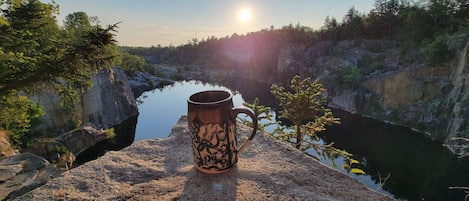 Long Cove Quarry that abuts Sunset Vista