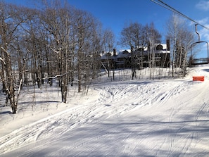 View of the Condo Building from the ski lift