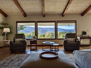 Living room mountain views!