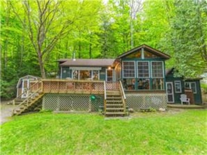 view of the back of the cottage