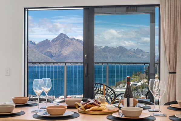 Open plan dining with award winning views