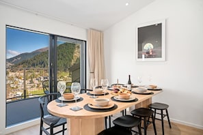 Open plan dining with award winning views