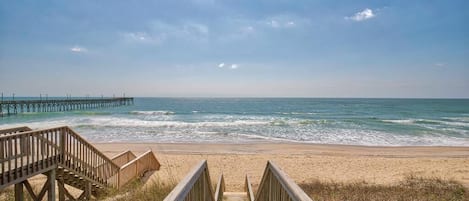 View of Surf City Pier from Sun Deck