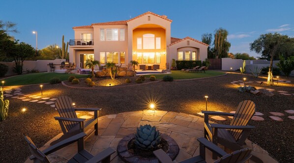 Backyard Seating Area