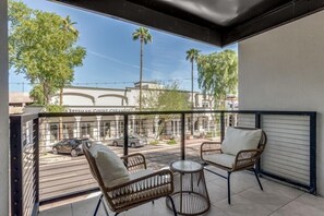 Private Balcony, Perfect for People Watching