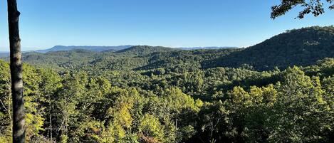 Million Dollar view of Deer Valley, Dry Creek, and various mountains.