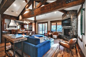 Looking into dining area