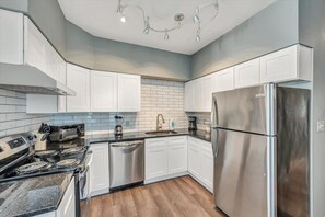 fully stocked kitchen