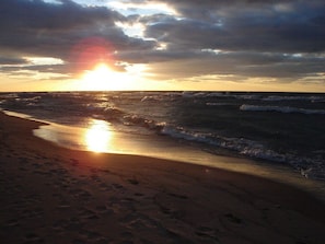 Sunrise at Glendon Beach.  Listen to the waves from your bedroom window

