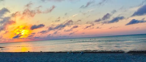 Spectacular sunsets at Glendon Beach.  One of the more popular beaches in Dennis