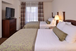 Enjoy a restful sleep in one of the comfortable beds.