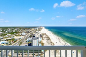 Gulf front condo views