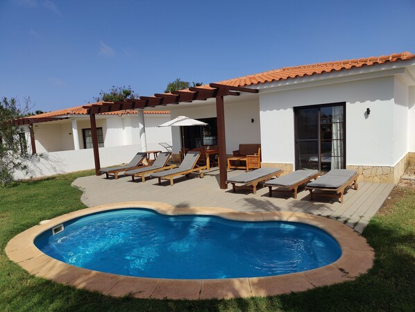 villa with private swimming pool