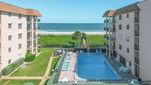 Resort-style pool with stunning ocean views for ultimate relaxation.