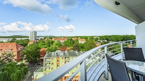 Blick vom Balkon