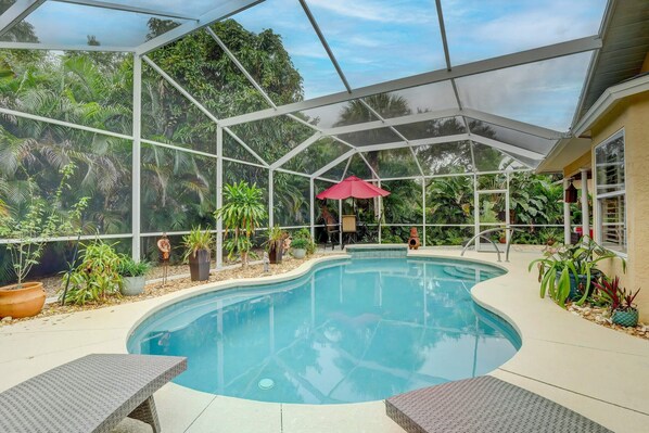 Welcome to Our Vacation Rental With a Heated Pool in River Reach of Naples, Florida