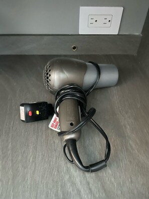 There are 2 Hair dryers is in the unit.