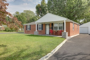 Front Exterior | Outdoor Dining Area | In-Unit Laundry