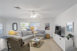 Front living room with pull out sofa bed