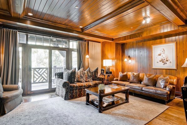 Sink into the comfortable sofas after a day exploring.