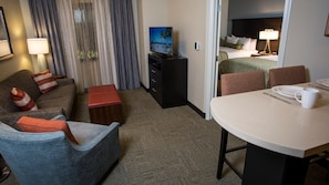 Enjoy the warm and cozy decor.