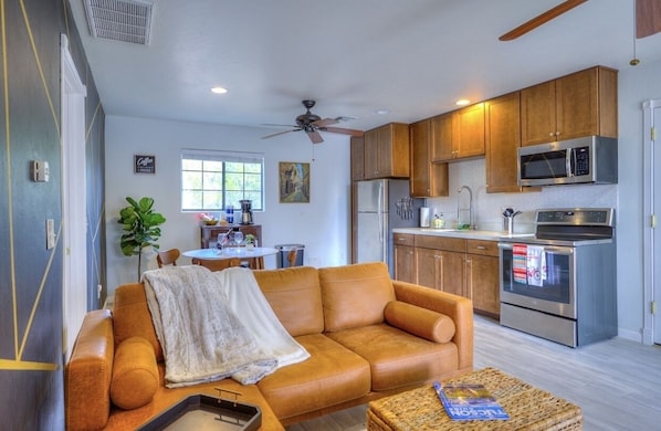 Comfortable open living space.