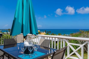 Dine and relax on the back deck