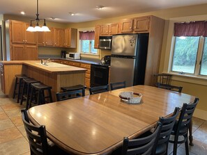 Kitchen with dining area