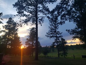 Sunset from the porch swing