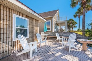 Relax on the back deck!