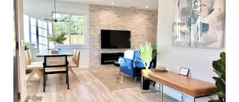 Downstair Living room, dining combo