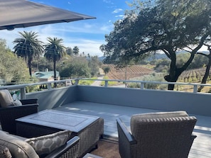 Relax on the very comfortable outdoor sofa