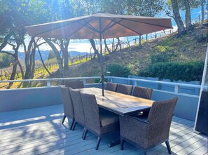Dine outdoors