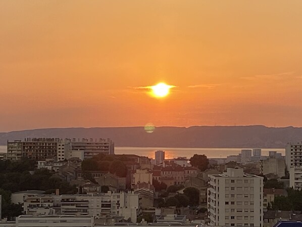 Blick von der Unterkunft