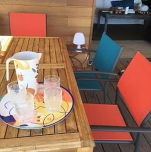 Terrasse coin repas