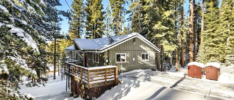 Enjoy sledding on slope Bear Haus!