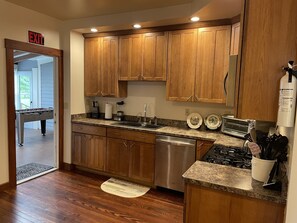 Kitchen into gameroom