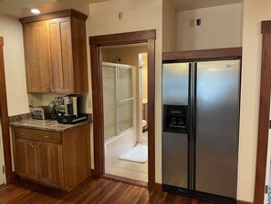 Kitchen coffee station and 1st foor bath