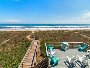 Enjoy this spectacular view from Top-Level Queen Master Bedroom.