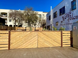 Gate to the Yard from Old Town Front Street