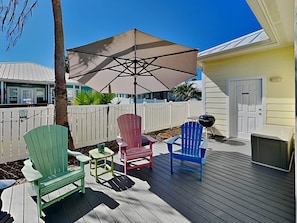 Shaded Deck Seating