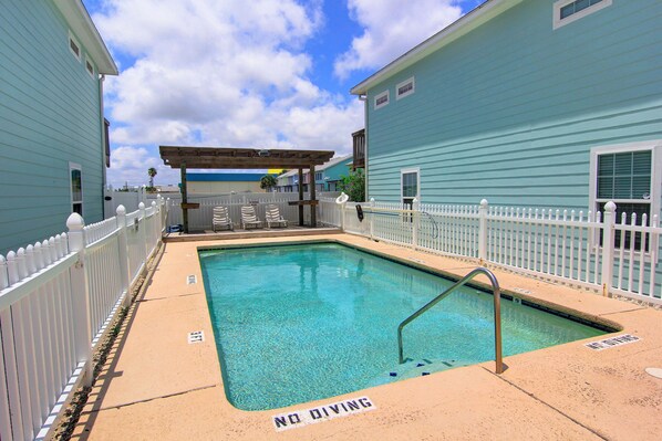 Swimming in the pool is one of the best parts of a vacation so head over to the community pool and have some family fun!