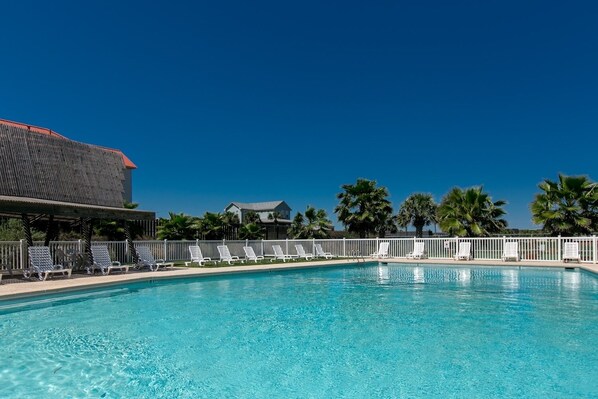 Swimming in the pool is one of the best parts of a vacation so head over to the community pool and have some family fun!