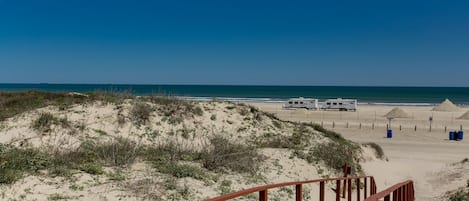 Wind down your day by taking a stroll down the boardwalk