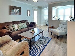 Living Room with sleeper sofa