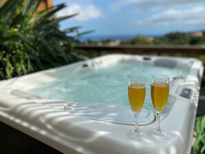 Spa vue mer et montagne