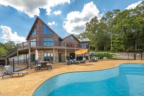 Enjoy the private hot tub and pool