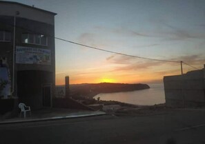 Vue sur la plage/lâocĂ©an