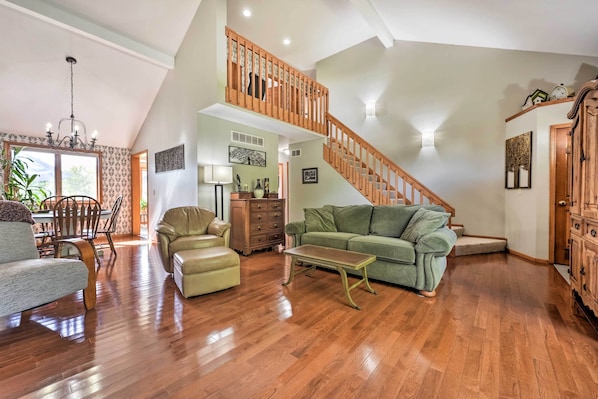 Fort Wayne Vacation Rental | 3BR | 4BA | 2,881 Sq Ft | 2 Steps to Enter